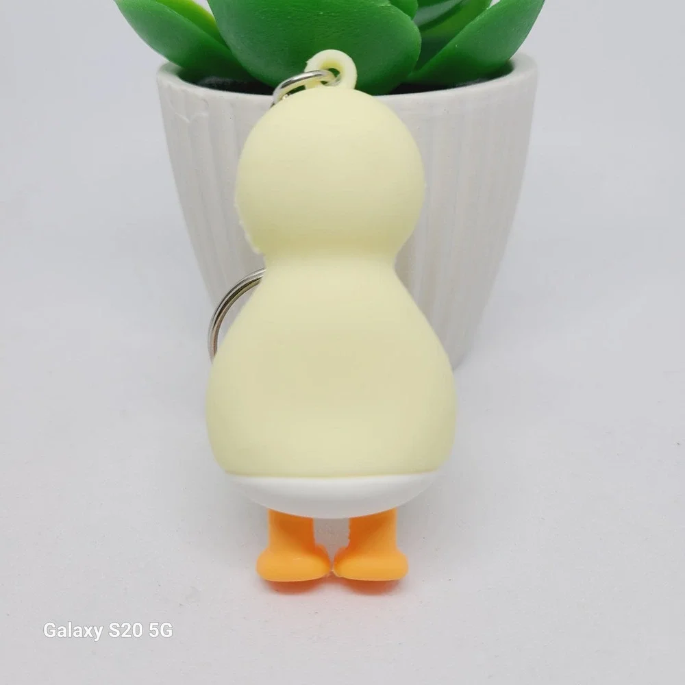 Cute Duck Keychain Yellow Hoodie Bag‎ Charm Accessory Gift For Her NWOT